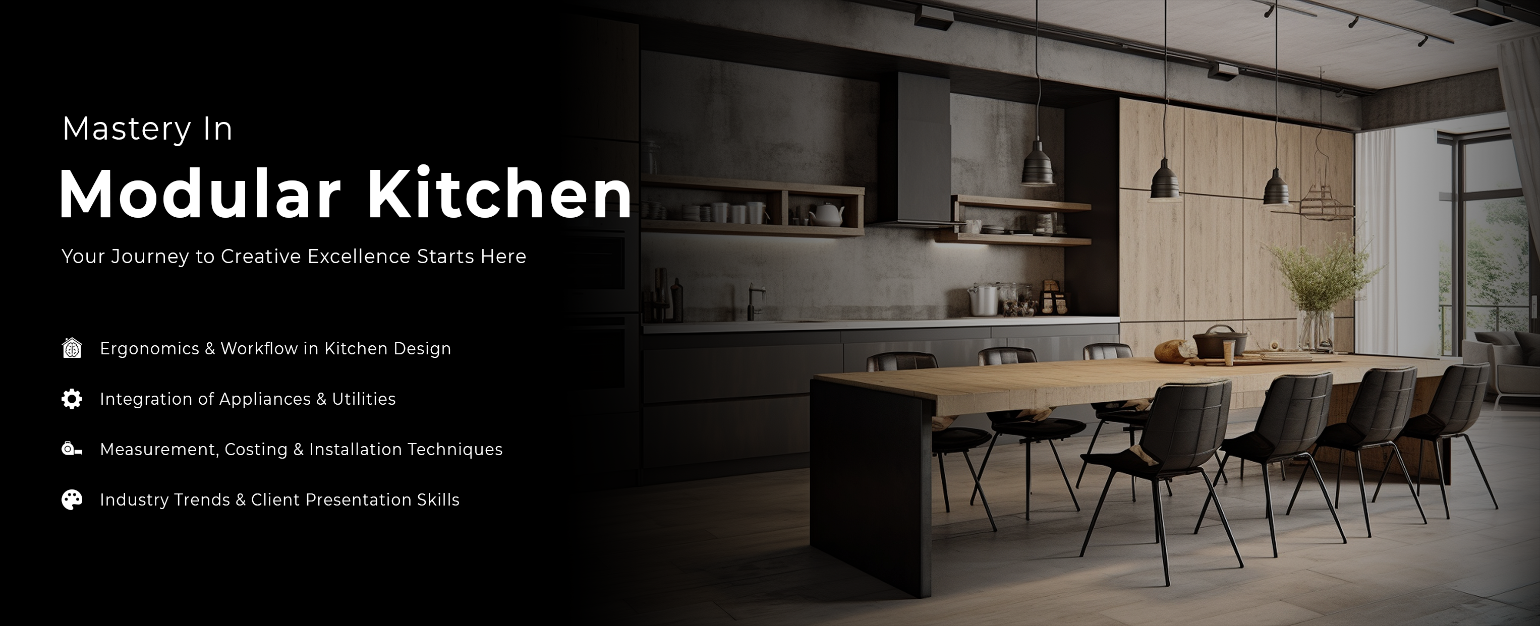 Modular furniture and kitchen design specialization